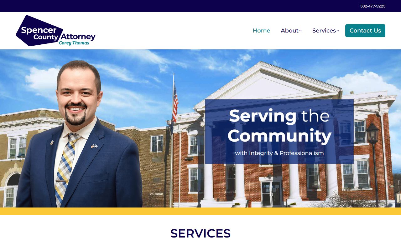 Spencer County criminal court records County Attorney site