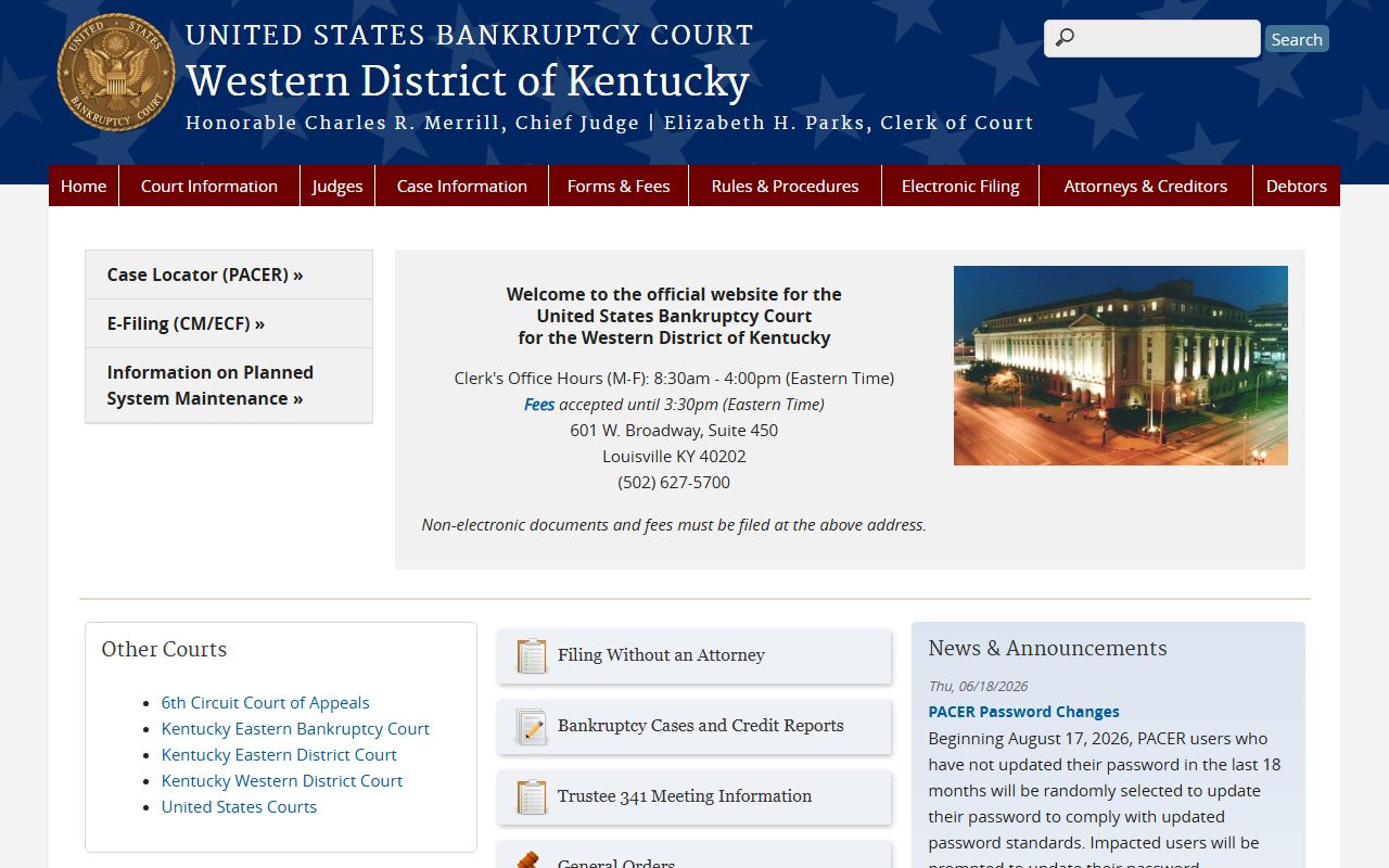 Spencer County Circuit Court records bankruptcy court distinction